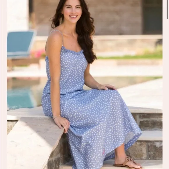 Simply Southern Dotted Maxi Dress Simply Southern Dotted Maxi Dress